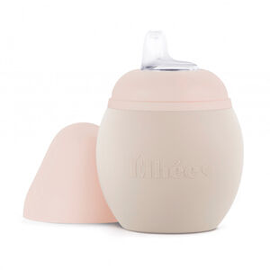Tasse d'apprentissage Bubble anti-fuite silicone Sable Nude 