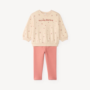 Ensemble de jogging bébé fille motif fruit 