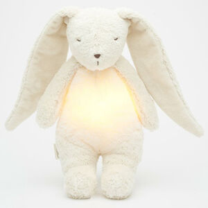 Veilleuse peluche Son & Lumière Lapin Polaire - Blanc 