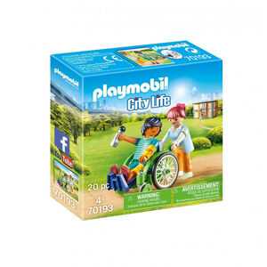 Jouet Patient en fauteuil roulant  