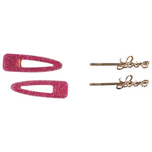 Lot de 4 barrettes fantaisie pour fille 