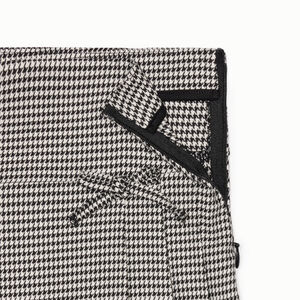 Jupe courte en pied de poule pour fille  