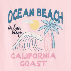 T-shirt manches courtes print océan pour garçon 