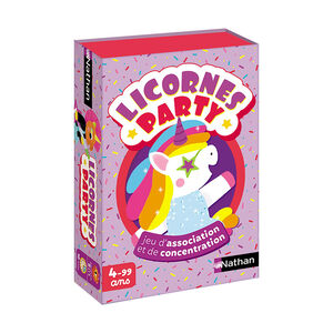 Jeu de cartes Licornes Party 