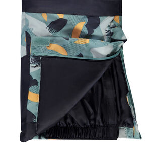 Pantalon de ski imprimé à bretelles amovibles pour garçon 