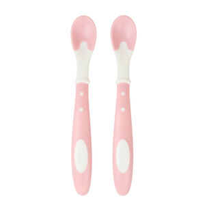 Set de 2 cuillères thermosensibles Miamix - Rose 