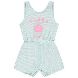 Combishort effet cloqué à hibiscus pailleté pour bébé fille 