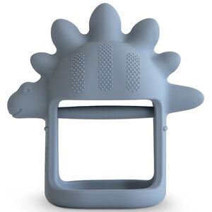 Anneau de dentition Dino Mitaine No-Drop Bleu 