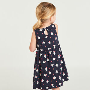 Robe sans manches imprimé fantaisie pour bébé fille 