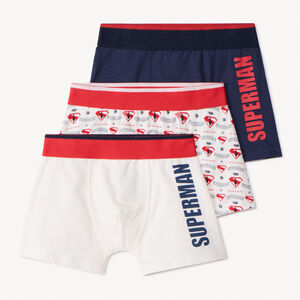 Lot de 3 boxers Superman Warner pour garçon 