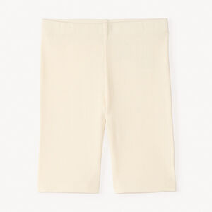 Cycliste uni effet côtelé pour fille 