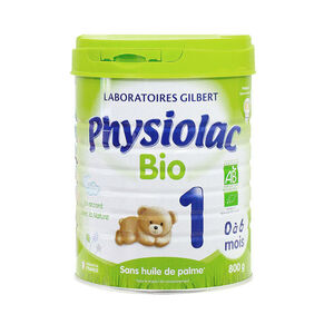 Lait en poudre Physiolac Bio 1 - 800g 