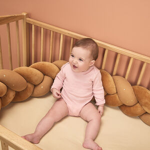 Lot de 5 bodies manches longues unis pour bébé fille 