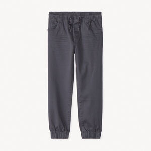 Pantalon jogger en twill uni pour garçon  