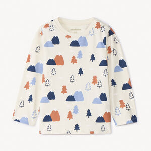 T-shirt manches longues imprimé fantaisie pour bébé garçon 