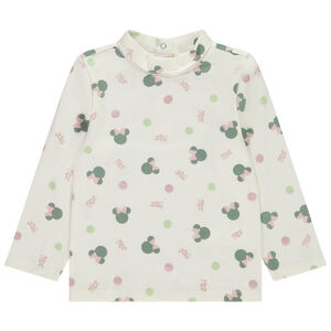 Sous-pull col cheminée imprimé Minnie Disney pour bébé fille 
