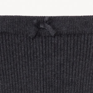 Caleçon long côtelé uni pour bébé fille 