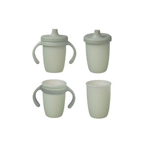 Tasse évolutive en silicone avec anses amovibles  