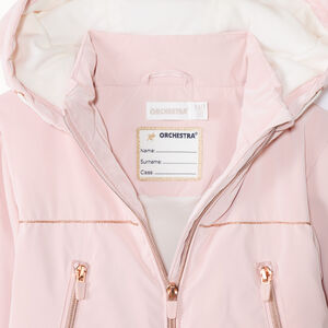 Coupe-vent en ripstop uni doublé sherpa pour fille 