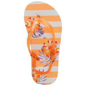 Tongs à bride transparente et fleurs pour fille 