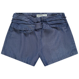 Short en lyocell à effet noué devant 