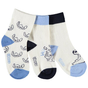 Lot de 3 paires de chaussettes Stitch Disney pour bébé garçon 