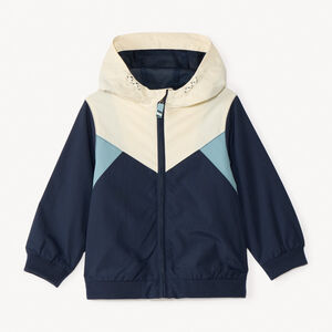 Coupe-vent à capuche en ripstop imperméable pour bébé garçon 