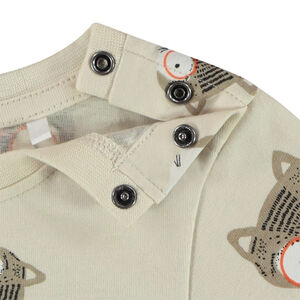 T-shirt manches longues imprimé animaux pour bébé garçon 