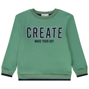 Sweat en molleton print fantaisie pour garçon 