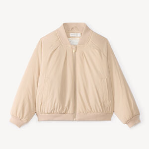 Veste fille style bomber en toile 