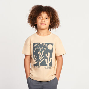 T-shirt manches courtes print cactus pour garçon 