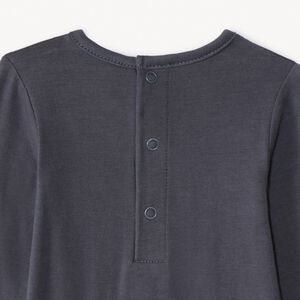 Lot de 3 bodies manches longues unis pour bébé 