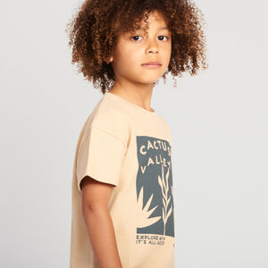 T-shirt manches courtes print cactus pour garçon 