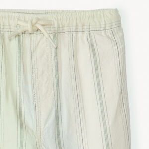 Pantalon droit en toile à rayures verticales pour bébé garçon 