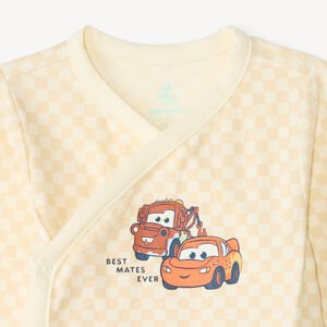Lot de 3 bodies manches longues bébé garçon Flash McQueen Disney-Pixar 