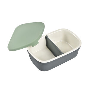 Lunchbox en céramique mineral/sage green 