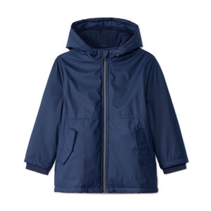 Parka gomme à capuche et doublure micropolaire pour garçon 