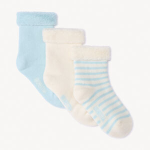 Lot de 3 paires de chaussettes normales pour bébé garçon 