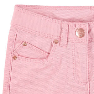 Short uni en maille fantaisie  