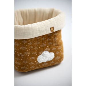 Lot de 2 panières gigognes en tissu Orsino 