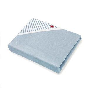 Cape de bain papillon - Blue stripes 