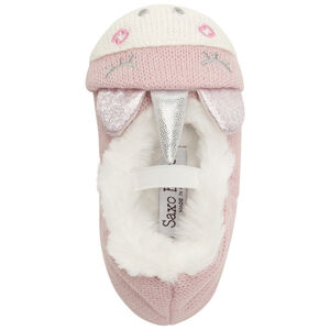 Chaussons en tricot pour bébé fille motif licorne 