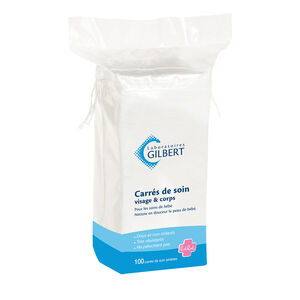 Carré de coton visage et corps x100 