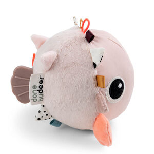 Peluche d'activité Puffee rose 