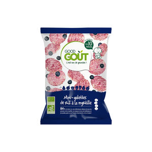 Mini galettes de riz à la myrtille - 40g 