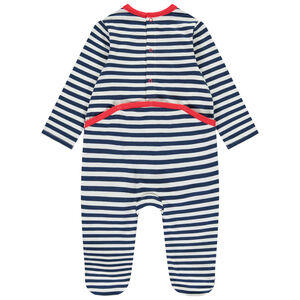 Dors-bien rayé Superman Warner pour bébé garçon avec ouvertures différentes selon l'âge 