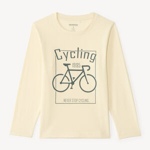 T-shirt manches longues print sport pour garçon 
