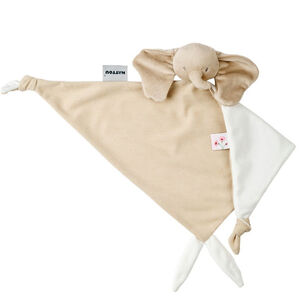 Doudou maxi - éléphant - velours côtélé - Sable - 60x40 cm 
