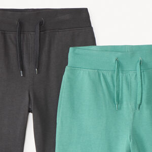 Lot de 2 bermudas unis en maille  