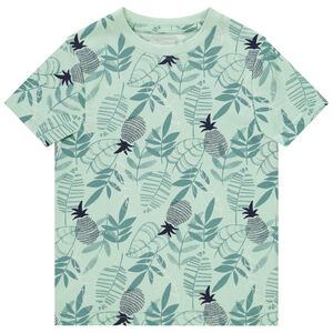 T-shirt manches courtes imprimé feuillage pour garçon 